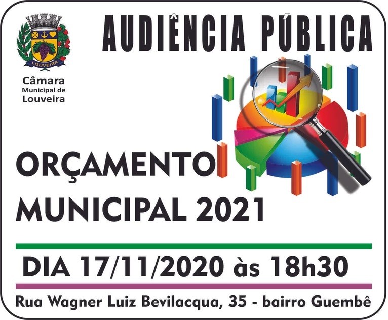 Câmara realiza audiência pública para debater Orçamento 2021