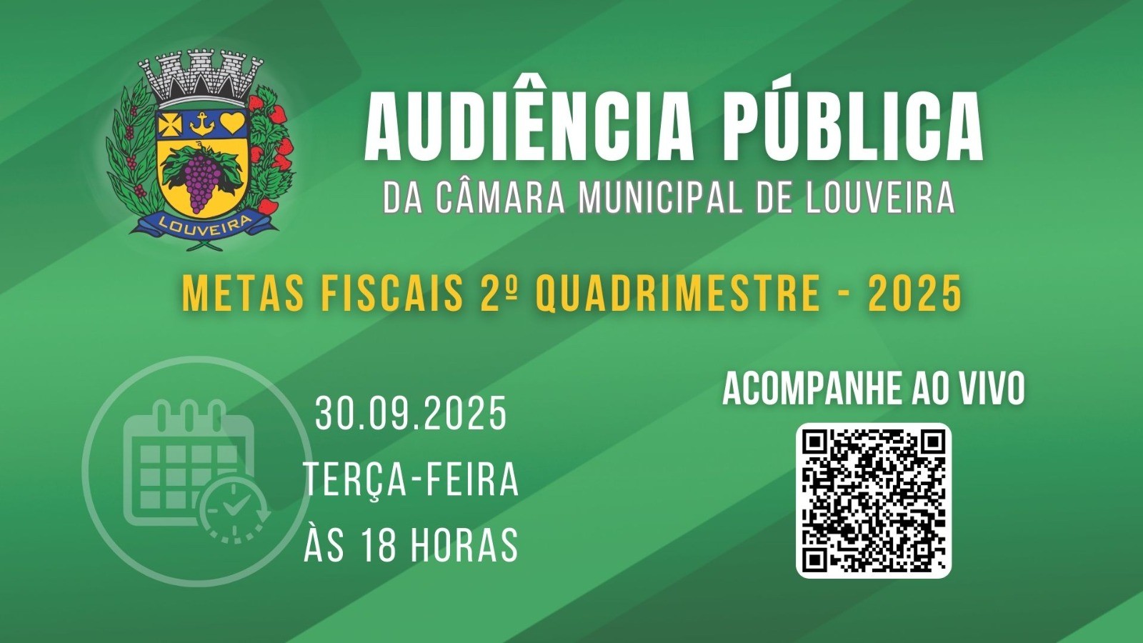 Metas Fiscais é tema de audiência pública dia 30